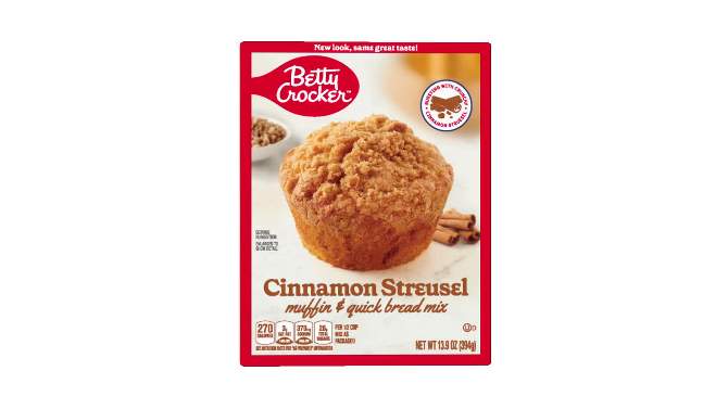 Betty Crocker Cinnamon Streusel Muffin Mix - 13.9oz, 2 of 14, play video
