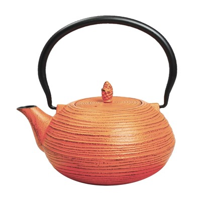 Frieling "Mo Yo", Cast Iron Teapot, 40 fl. oz. , Orange
