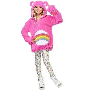 HalloweenCostumes.com Care Bears Deluxe Cheer Bear Hoodie Costume for Tweens.