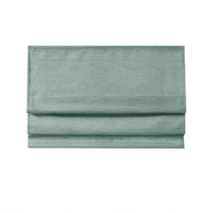Gracie Mills Azenor Cordless Roman Faux Silk Shade with Room Darkening - 1 of 4