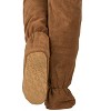 Footed Pajamas - Teddy Bear Infant Hoodie Chenille One Piece - 4 of 4