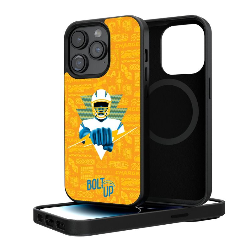 Keyscaper Los Angeles Chargers 2024 Illustrated Limited Edition Magnetic Phone Case, 1 of 8