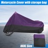 Unique Bargains 180T Waterproof Rain Dust Motorcycle Cover Outdoor Sun Protector - 4 of 4