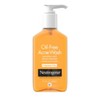Neutrogena Oil-Free Acne Fighting Face Wash - Fragrance Free - 9.1 fl oz - 2 of 4