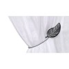 Evideco French Home Goods Magnetic Wooden Leaf Curtain Tiebacks - 2 of 4