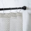 Moda at Home 42"-72" Monroe Tension Shower Curtain Rod Decorative Black - 2 of 3