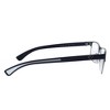 Emporio Armani EA 1052 3155 Unisex Rectangle Eyeglasses Rubber Blue & Gunmetal 53mm - 3 of 3