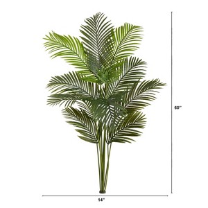 HomeStock  5 ft. Artificial Palm Tree in Pot for Indoor/Outdoor - 1 of 3