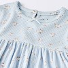 Baby Girls' Floral Skirted Bodysuit - Cloud Island™ Blue - 3 of 4