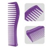 Unique Bargains Anti Static Hair Comb Wide Tooth for Thick Curly Hair Hair Care Detangling Comb For Wet and Dry 2 Pcs - 3 of 4