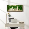 New York Moss City Silhouette Metal Wall Art Medium - 4 of 4