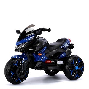 YOOCOZZ 12V Rechargeable Kids Ride-On Motorcycle - 3-Wheels Battery Powered Motorbike - 1 of 4