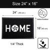 Evideco French Home Goods Welcome Door Mat, Non-Slip 100% Recycled PVC Rug, Two Sizes Available, Indoor/Outdoor Use - 3 of 4