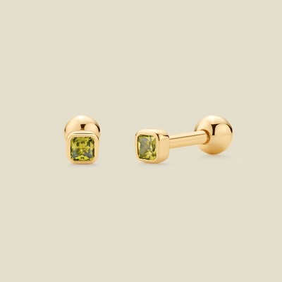 Made By Mary | August Birthstone Stud Earrings