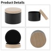 Unique Bargains Candle Tins with Lids 12 Pcs - 3 of 4