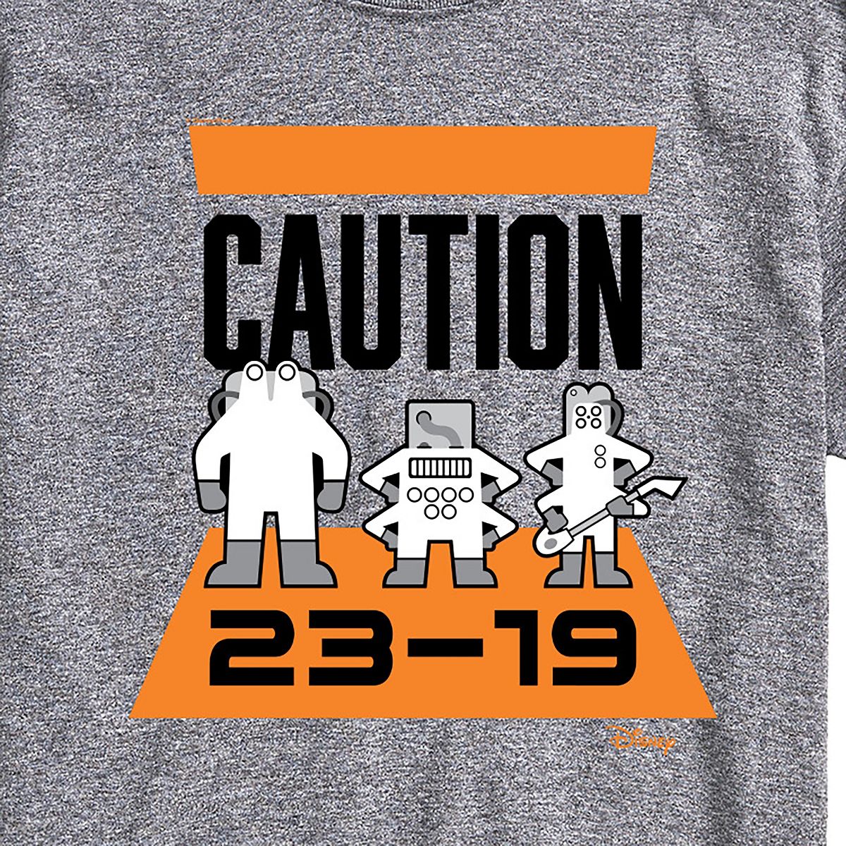 Men's - Disney - Caution 2319 Short Sleeve Graphic T-Shirt - thumbnail 2