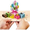 Paper Love 3D Birthday Party  Pop Up Card - 3 of 4
