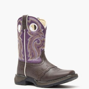 LIL' DURANGO Western Boot, BT286, Purple - 1 of 4