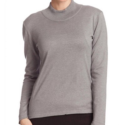 Women's Long Sleeve Mock Neck Pullover - ANGEL