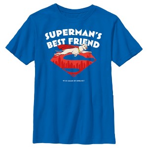 Boy's DC League of Super-Pets Superman's Best Friend Flying Krypto T-Shirt - 1 of 4