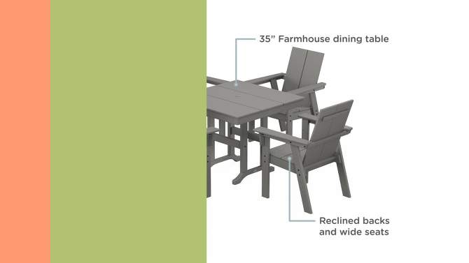 Moore 5pc POLYWOOD Dining Set - Threshold™, 2 of 9, play video