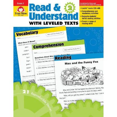 R&u, Stories & Activities Grade 2 - (Read & Understand with Leveled Texts) by  Evan-Moor Educational Publishers (Paperback)