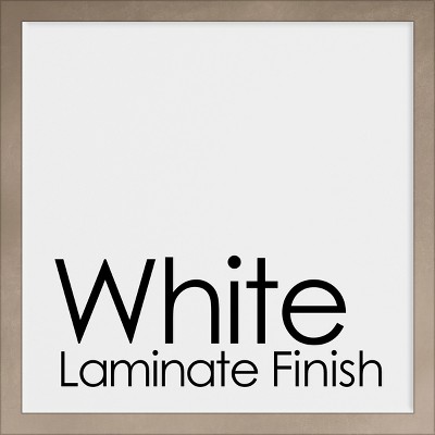 White Glossy Wood and Chrome C-Shaped Sofa Side Table