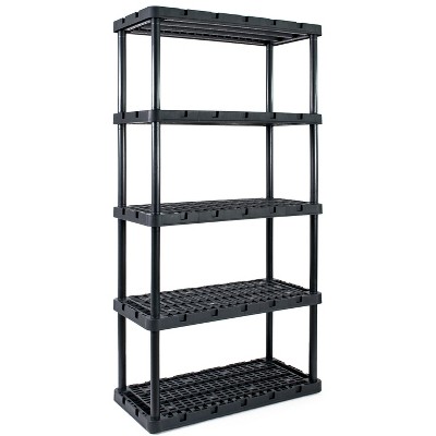 target white shelving unit