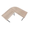 PAGED Simple Modern Computer Desk, 29.5" Home Office Desk with Spacious Desktop and Metal Legs for Office, Study - 3 of 4