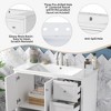 TIRAMISUBEST 36-inch Bathroom Vanity with Resin Sink, Freestanding Bathroom Cabinet with 4 Storage Drawers - 4 of 4