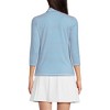 Lands' End Women's 3/4 Sleeve Active Polo Shirt - 2 of 4