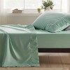Twin Sheets Set - 3 Pieces Soft Twin Bed Sheets - Breathable & Cooling - Hotel Luxury - Easy Care Polyester Microfiber Bedding for Women, Men, Mint Gr - 2 of 4