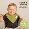KeaBabies 10pk Organic Baby Bandana Bibs, Baby Drool Bibs for Baby Boy, Girl, Baby Bibs for Infant, Newborn - 4 of 4