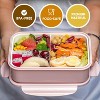 Bento Boxes for Adults - 1100 ML Bento Lunch Box For Kids Childrens With Spoon & Fork - Durable for On-the-Go Meal, BPA-Free and Food-Safe Materials - 2 of 4