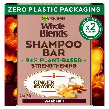 Garnier Whole Blends Ginger Recovery Shampoo Bar for Weak Hair - 2oz