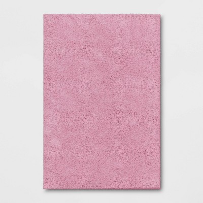 4'x5'6" Washable Shag Area Rug Pink - Room Essentials™