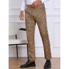 INSPIRE CHIC Men's Formal Night Out Animal Print Leopard Dress Pants - 2 of 4