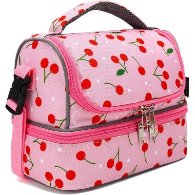 Paaaawaters Kids Double Decker Cooler Insulated Lunch Bag Large Tote for Boys, Girls, Men, Women, With Adjustable Strap
