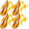 Slickblue Gingham Checkered Napkins 18"x18", Reversible, Yarn-Dyed Polyester, 9 Color Options – Pack of 4 or 10 - 3 of 4
