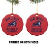 New Jersey Institute of Technology Highlanders Logo Porcelain Scalloped Holiday Christmas Tree Ornament - 2 of 4