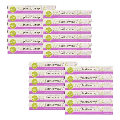 Natural Value Clear Plastic Wrap - Case of 24/100 ft