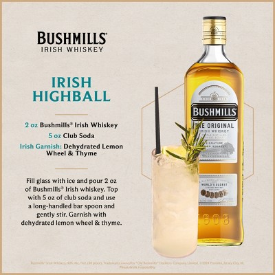 Bushmill's Irish Whiskey - 750ml Bottle