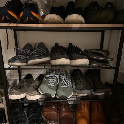 6 Tier Metal Rolling Shoe Rack - Brightroom™ : Target