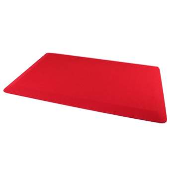 20"x32" Standing Comfort Mat Rectangular Bright Red - Floortex