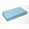 Bacati - Solid Seafoam 100 percent Cotton Universal Baby US Standard Crib or Toddler Bed Fitted Sheet - 3 of 4