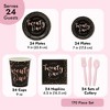 Sparkle and Bash Serves 24 21st Birthday Party Supplies Decorations for Girls Women Teens - 4 of 4