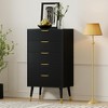 5 Drawer Dresser, Closet Dressers Chest of Drawers, Storage Chest Cabinet Organizer Unit, Clothes Storage Organizer, Small Nightstand - 3 of 4