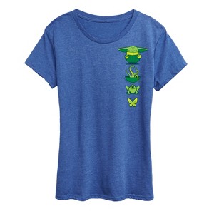 Women's - Star Wars - The Mandalorian Grogu Icons Short Sleeve Graphic T-Shirt - 1 of 4