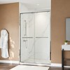 Cesicia 48x75 inches Matte Black Double Sliding Shower Door - 4 of 4