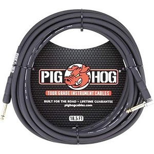 Pig Hog 18.5-Feet 1/4-in - 1/4-in Right Angle 8mm Inst. Cable PH186R - 1 of 1
